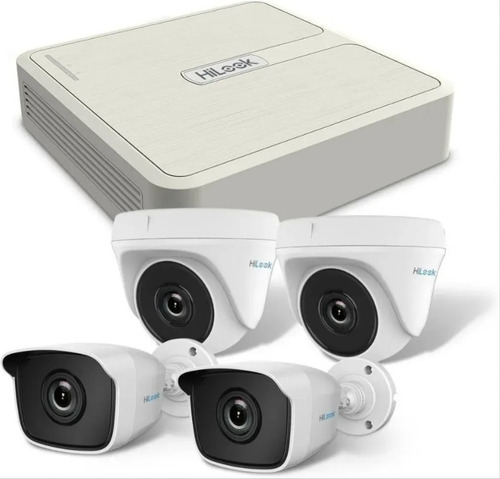 Imagen 2 de 2 de Kit Seguridad Dvr Full Hd 4 Camaras Infrarrojas Hikvision