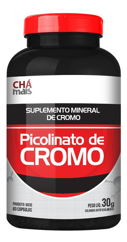 Picolinato De Cromo 60 Cápsulas