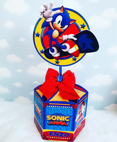 Arquivo De Corte Kit Sonic Azul E Vermelho 04