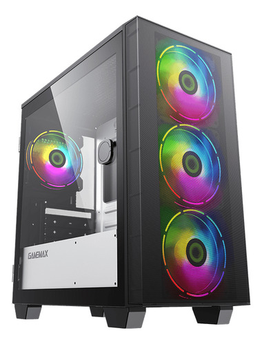 Gabinete Gamer Gamemax Aero Mini 4 Fan Hub Argb
