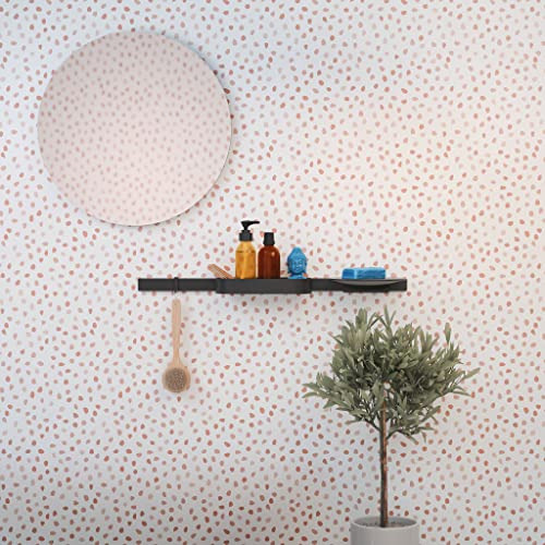 Hansgrohe Wallstoris Modern Shelf En Negro Mate, 27915670