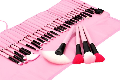 Cepillos De Maquillaje Pro 32pcs Set Delineador De Ojos Somb