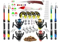 Comprar Kit De Pesca Completo 4 Varas 4 Molinetes E Acessórios