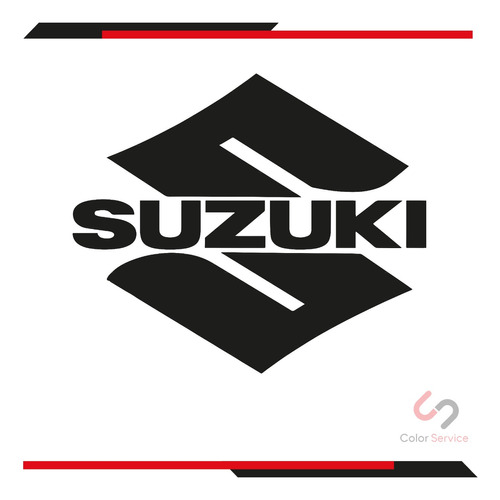 Calca Sticker Suzuki Logo Para Moto O Carro 1pza De 15x15cm