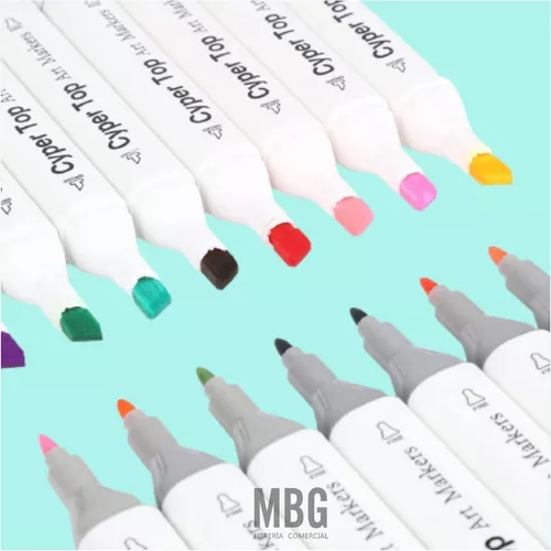 Marcadores Sketch Profesionales Deli X60 Colores Doble Punta