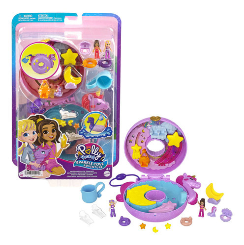 Conjunto Polly Pocket - Sparkle Cove Adventure  - Unicornio 