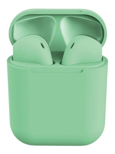 Audífonos In-ear inalámbricos i12 TWS verde