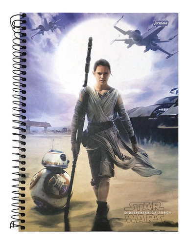 Caderno Universitário Star Wars 96 Folhas Jandaia