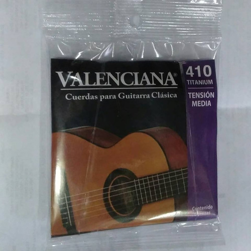 Set Cuerdas Guitarra Clas. La Valenciana 410t Confirma Exis/