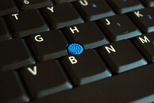 Imagen 1 de 4 de Trackpoint Boton Goma Teclado Lenovo Dell Rojo Azul Negro 