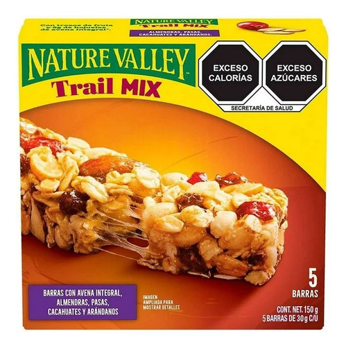 Barras De Granola Nature Valley Trail Mix 5 Pzs