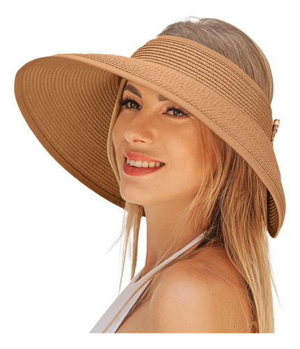 Sombreros Visera Mujer, Sombreros Paja Ala Ancha Sol, Playa