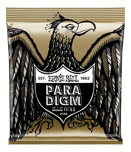 Cuerdas Guitarra Folk Ernie Ball Paradigm Light 80/20 11-52