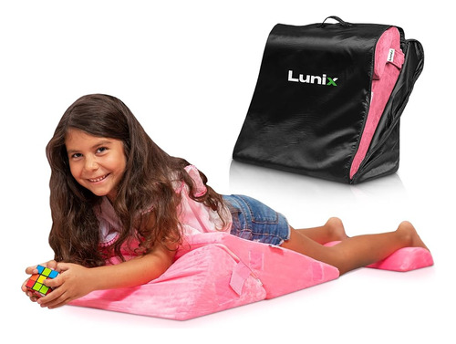 Lunix 3pcs Juego De Almohadas De Cuña De Cama Ortopédica Par