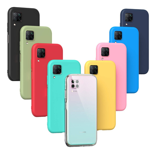 Estuche Silicone Case Compatible Con Huawei P40 Lite