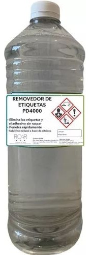 Removedor Quita Goma Grasa Etiquetas Litro Líquido Pd4000