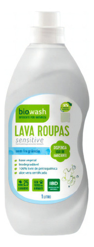 Kit 2x: Lava Roupas Sensitive Biodegradável Biowash 1l