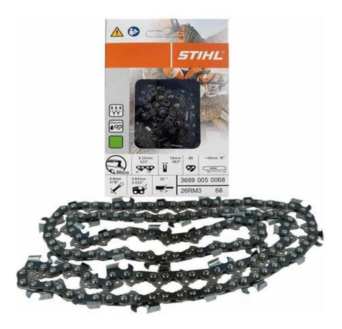 Cadena Stihl 3/8 96 Eslabones Para Espada De 36 Pulgadas