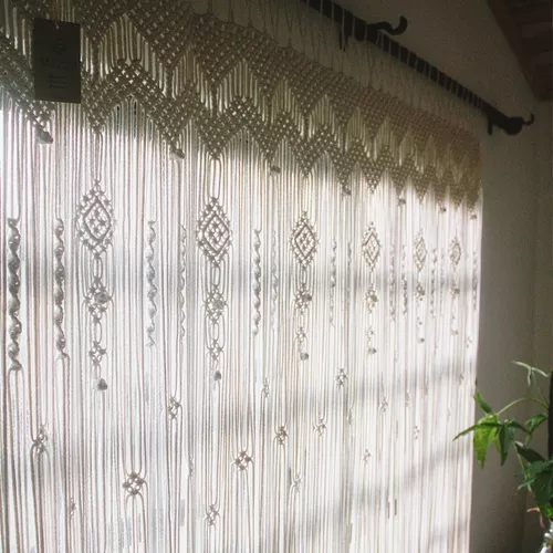 como hacer cortinas artesanales separador de ambientes