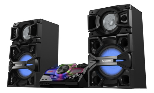 Imagen 2 de 5 de Minicomponente Panasonic SC-MAX5500 negro con bluetooth, nfc 2400W de potencia - 220V