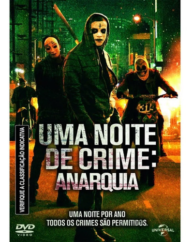 Dvd Uma Noite De Crime Anarquia - Frank Grillo - Lacrado