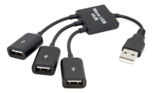 Cable Multiple De Expansion De Hub Usb 2.0 A 3 Puertos Jser