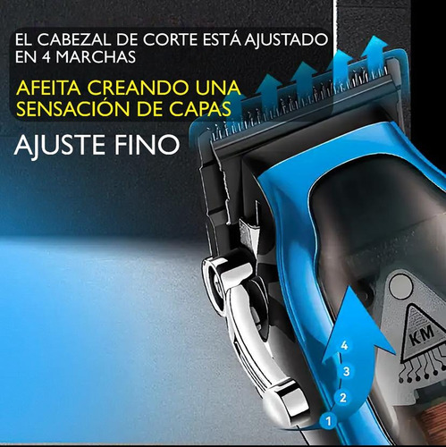 Rasuradora Kemei Motor Magnetico De Alta Velocidad Km-1763