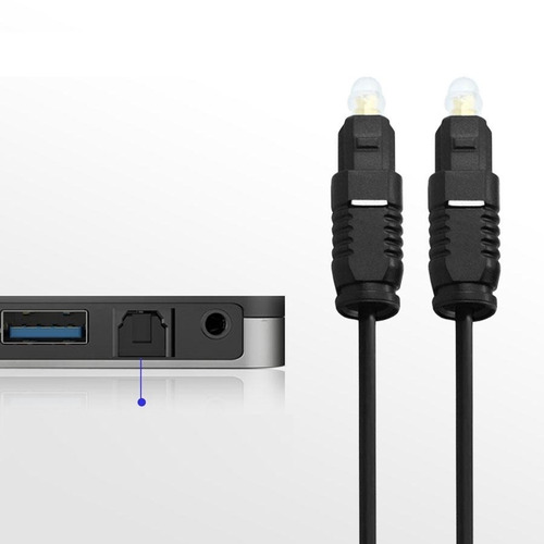Cable Optico Audio Fibra Óptica Audio Digital 2metros