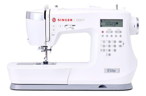 Máquina de coser recta Singer Elite CE677 portable color blanco 220V