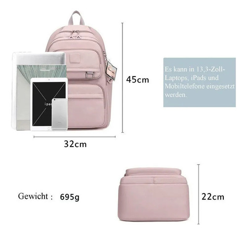A Mochila Escolar Juvenil Mochila Impermeable Mochila Para B