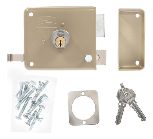 Phillips, Cerradura Sobreponer 715 Alfa Derecha Beige