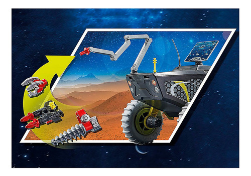 Playmobil - Expedição Marte Com Veículo - Space 70888