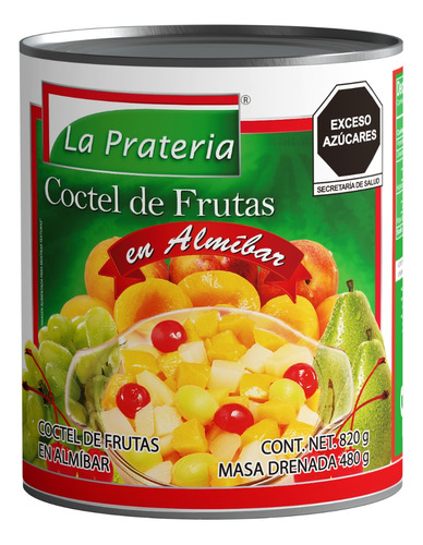Coctel De Frutas En Almíbar 12 Piezas De 820g
