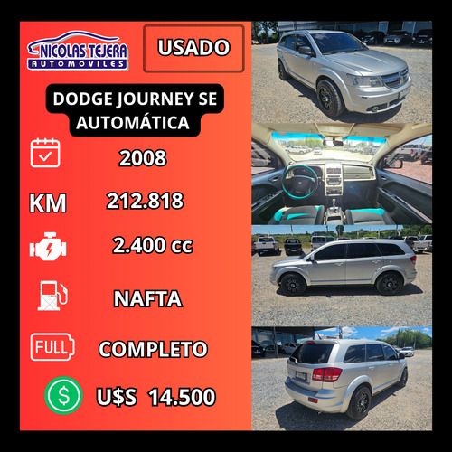 Dodge Journey Se Aut 7 Plza