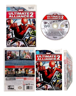 paquete No puedo leer ni escribir Disponible Marvel Ultimate Alliance 2 Wii | MercadoLibre 📦