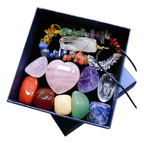 Juego Combinado De Chakras Crystal Jade, Rosados, Crystal He