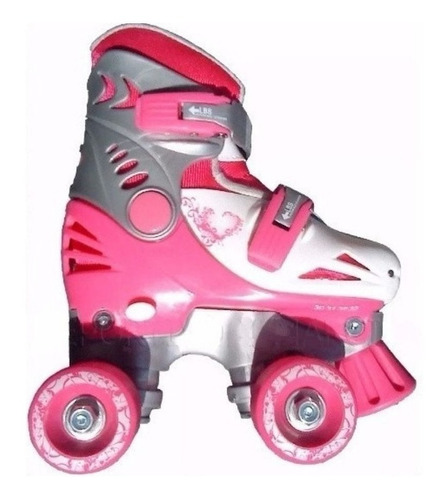 Patin Extensible Ez Life Bota Artistica 4 Ruedas Rollers