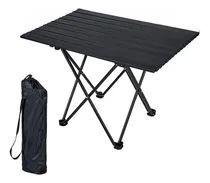 Comprar Mesa Camping Plegable Enrrollable Aluminio 67x47x46 Bolso