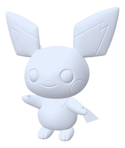 Figura 3d Pichu Pokemon Para Pintar