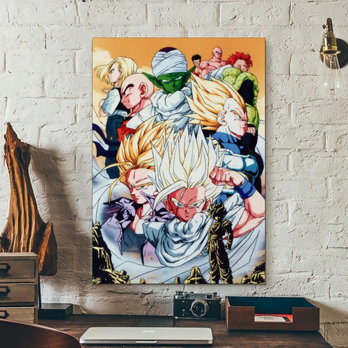 Cuadro Decorativo Saga Androides Dragon Ball Z Anime Arte