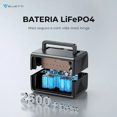 Bluetti Eb3a 600w 268wh Estação De Energia Portátil Gerador