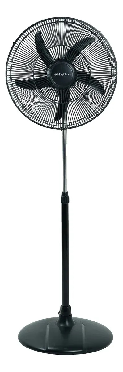 Ventilador de Pie Magiclick V1110 20" con Control Remoto 5 Aspas Negro
