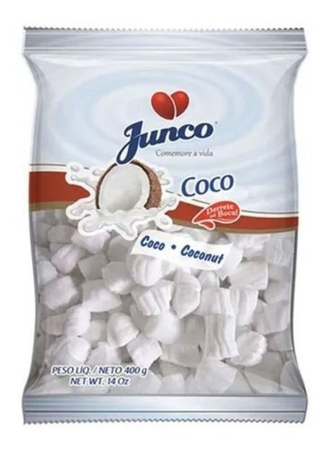 Bala De Coco Junco 400 G