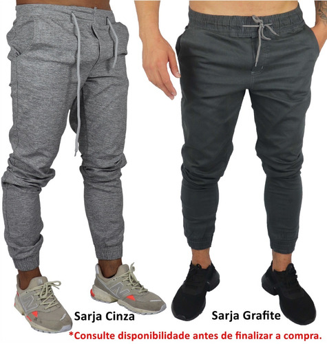 calça jeans grafite masculina