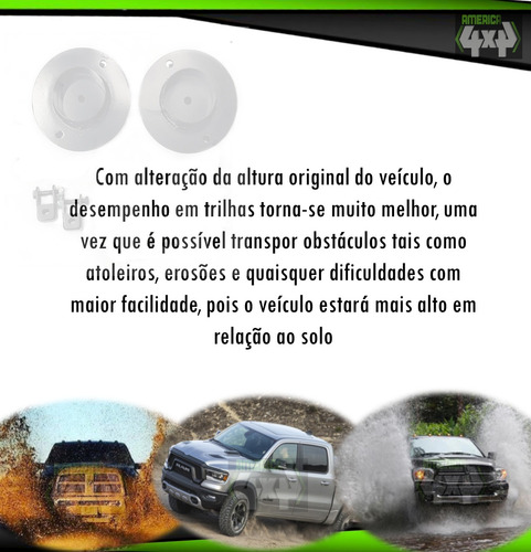 Kit Lift Calços Diant Susp 2 Pol Dodge Ram 2500 2016 A 2022