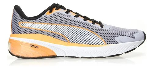 Tênis Masculino Cell Lightpulse Bdp Puma Gray Fog-puma Black-clementine-puma Whit Liso 40 Br