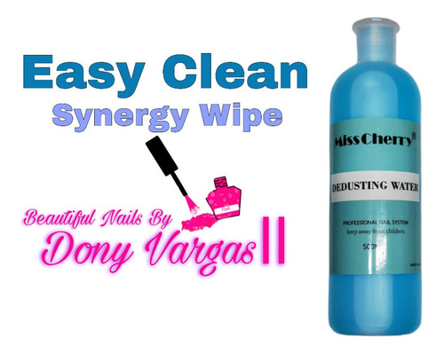 Synergy Wipe Limpiador De Uñas 500ml Míss Cherry