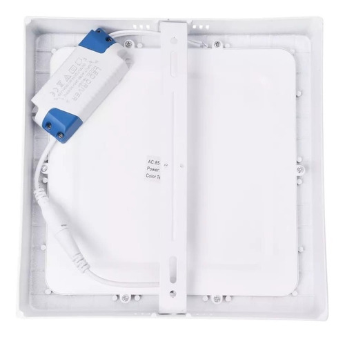 Plafon Panel Foco Led Cuadrado Techo 24w 30cm