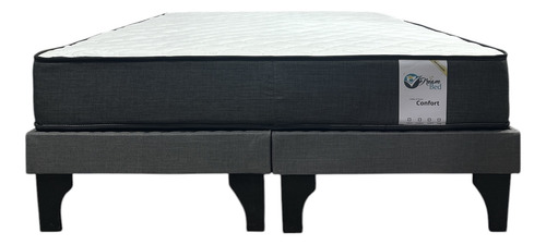 Colchon 2 Plazas Dreambed Resorte Y Espuma Semi.ortopedico