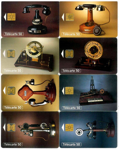 Tarjetas Telefónicas Francia Serie: Telefonos Antiguos..!!!!